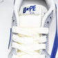 Travis Scott AJ1 Low x BAPE 'Blue Grey White' (Custom)