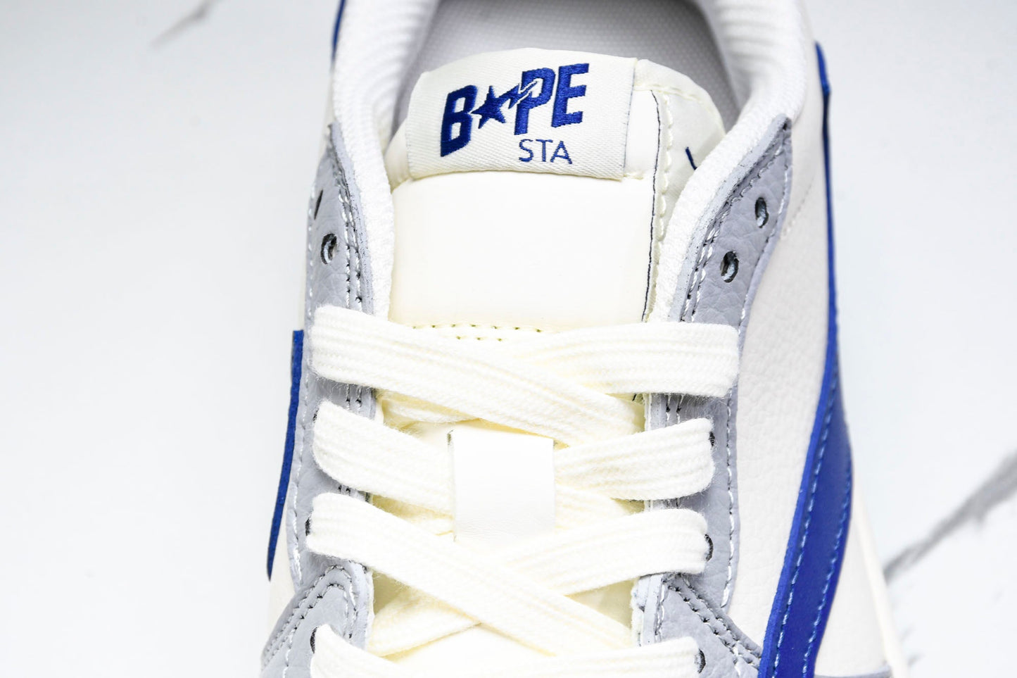 Travis Scott AJ1 Low x BAPE 'Blue Grey White' (Custom)
