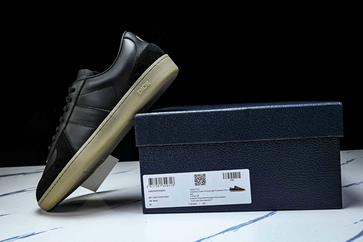 D1or B01 Matchpoint Sneaker 'Black'