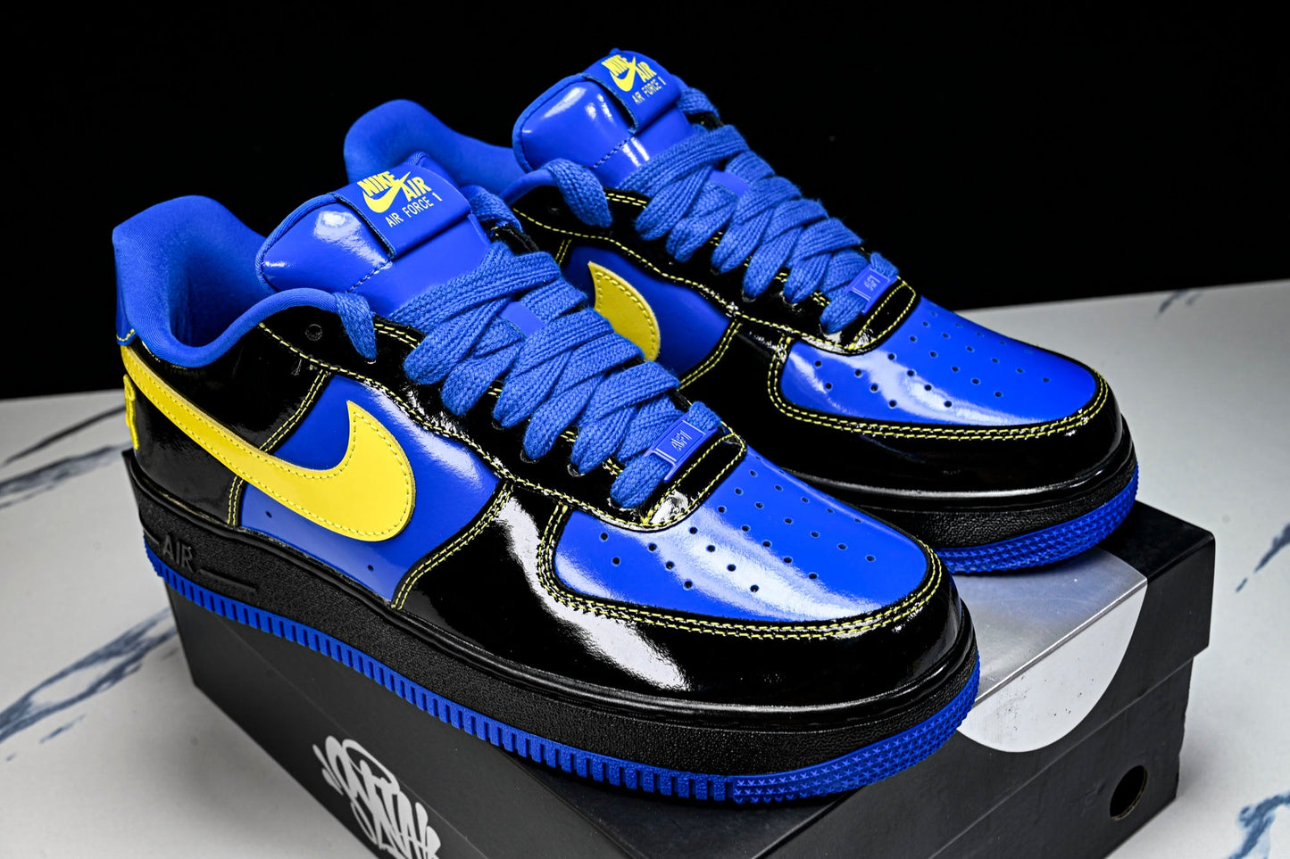 Central Cee Syna x AF1 Low 'Racer Blue Optic Yellow' (Friends & Family)