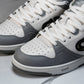 D1or B57 Mid-Top "Grey White'