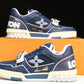 Louis Vuittоп Trainer Low Velcro Strap 'Navy Mesh'