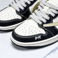 Travis Scott AJ1 Low x BAPE 'Beige Black White' (Custom)