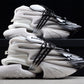 Balmain Unicorn Low-Top 'White Black Gradient'