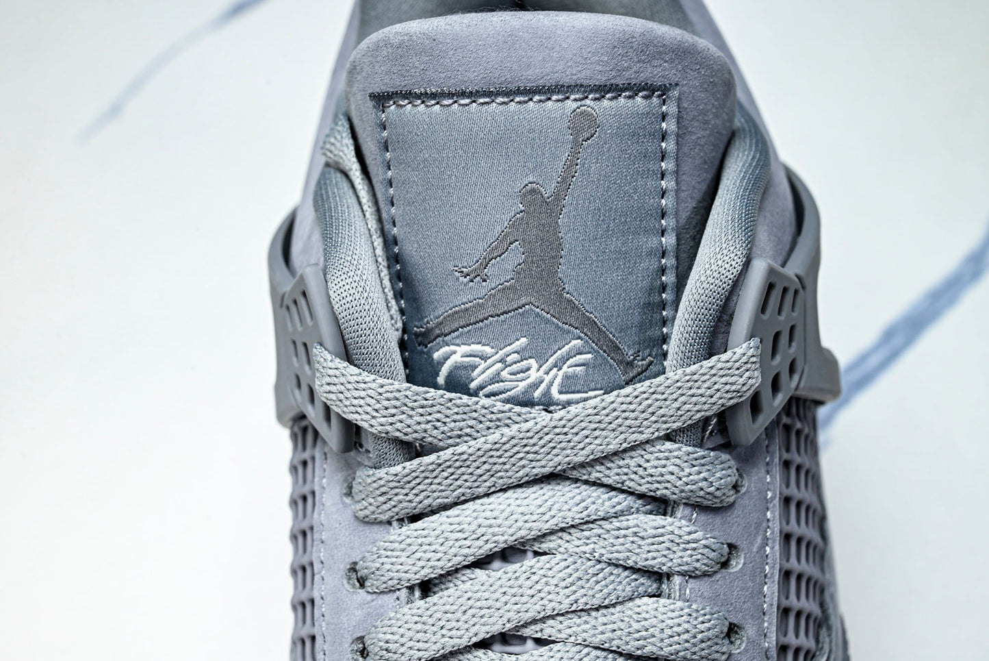 Nigel Sylvester x AJ4 Retro OG Brick by Brick 'Grey' (Unreleased)