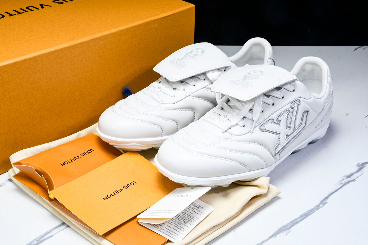Louis Vuittоп Footprint Football Sneaker 'White'