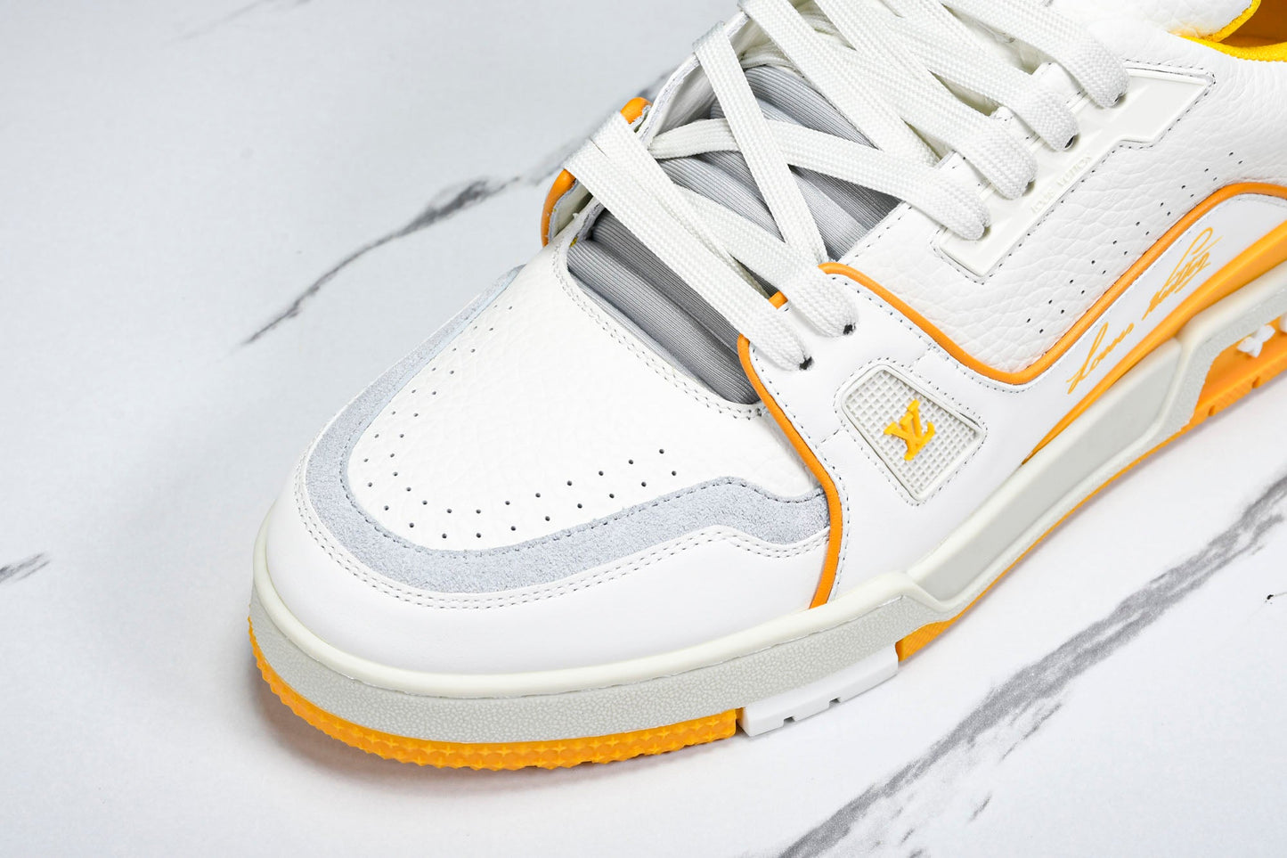 Louis Vuittоп Trainer Low 'Signature White Yellow'