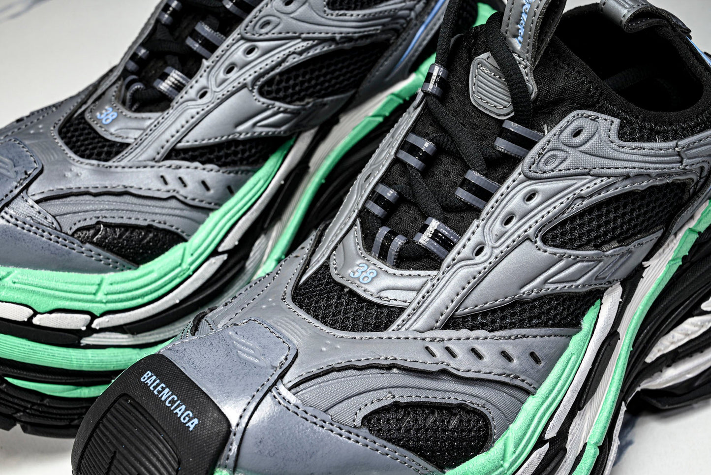 Вalenciaga Platform Sneaker 'Black Green Grey'