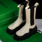 Вottega Veneta Tire Chelsea Boots 'Sea Salt Black'