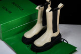 Вottega Veneta Tire Chelsea Boots 'Sea Salt Black'