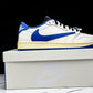 Travis Scott AJ1 Retro Low OG x Fragment ‘Sail Military Blue’