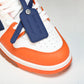 Off-White Out Of Office OOO Low Top 'Orange White Blue'