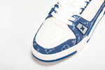 Louis Vuittоп Trainer Low 'Monogram Denim White Blue'