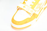 Louis Vuittоп Trainer Low Velcro Strap 'Monogram Denim Yellow'