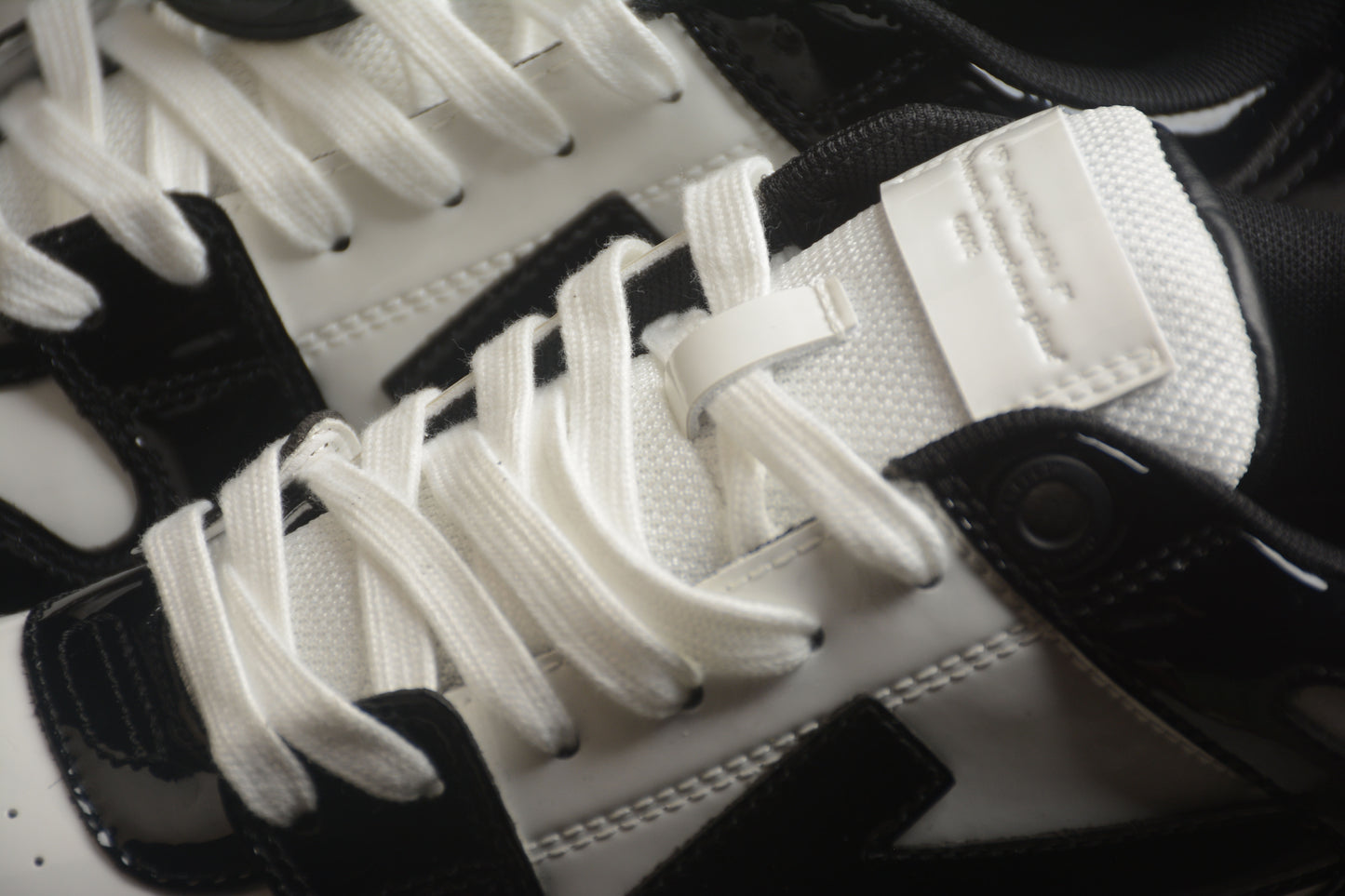 Off-White Out Of Office OOO Low Top 'Patent Black White'