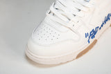 Off-White Out Of Office OOO Low Top "For Walking" - White Blue