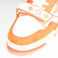 Louis Vuittоп Trainer Low Velcro Strap 'Monogram Denim Orange'