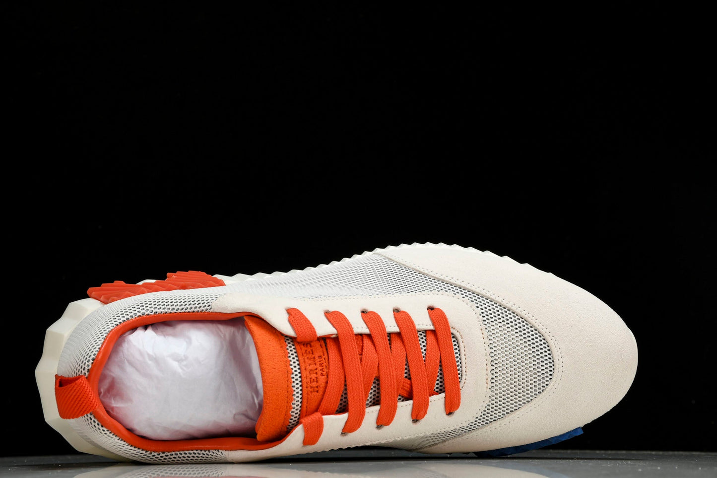 Hermès Bouncing Sneaker 'Blanc Orange Bleu'