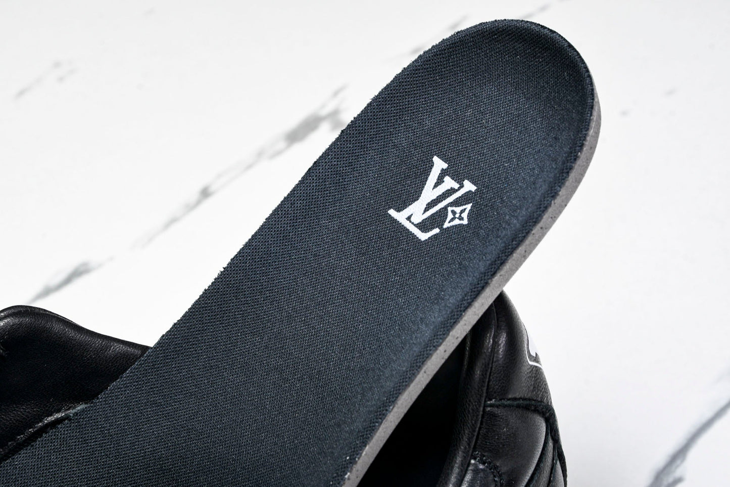 Louis Vuittоп Footprint Football Sneaker 'Black'