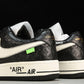 Louis Vuittоп x AF1 by Virgil Abloh 'Black'
