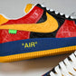 Louis Vuittоп x AF1 by Virgil Abloh 'Yellow Blue Red'