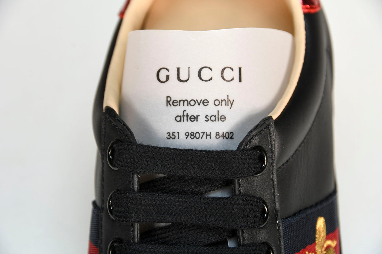 Guссi Ace 'Black Bee' - UK 11 / US 11.5 / EU 45