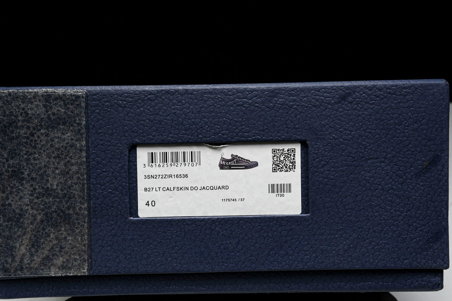 D1or B23 Low ‘Oblique Black’ - UK 9 / US 10 / EU 43