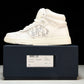 D1or B27 High Galaxy Leather 'White'