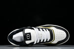 D1or B27 Low Galaxy Leather 'Black White Green'