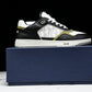 D1or B27 Low Galaxy Leather 'Black White Green'