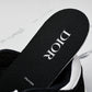 D1or B27 Low Galaxy Leather 'Black White'