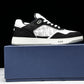 D1or B27 Low Galaxy Leather 'Black White'