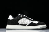 D1or B27 Low Galaxy Leather 'Black White'