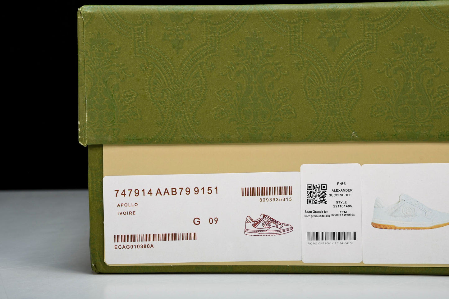 Guссi MAC80 'White' - (W) UK 6 / (W) US 9 / EU 39