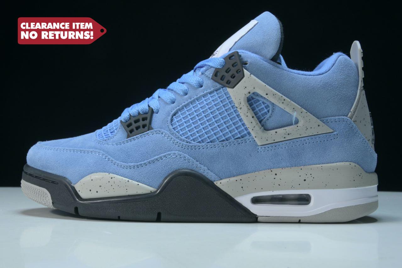AJ4 Retro 'University Blue' - UK W 3 (M 3.5) / US W 5.5 (M 4) / EU 36