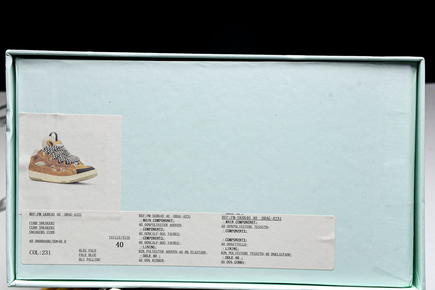 Lanvin Curb Sneaker 'Brown' - UK 9 / US 10 / EU 43