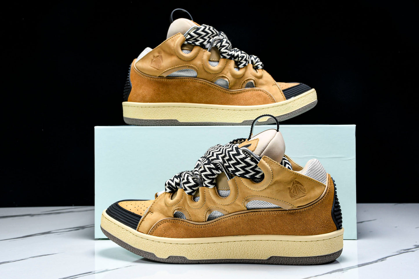 Lanvin Curb Sneaker 'Brown' - UK 9 / US 10 / EU 43