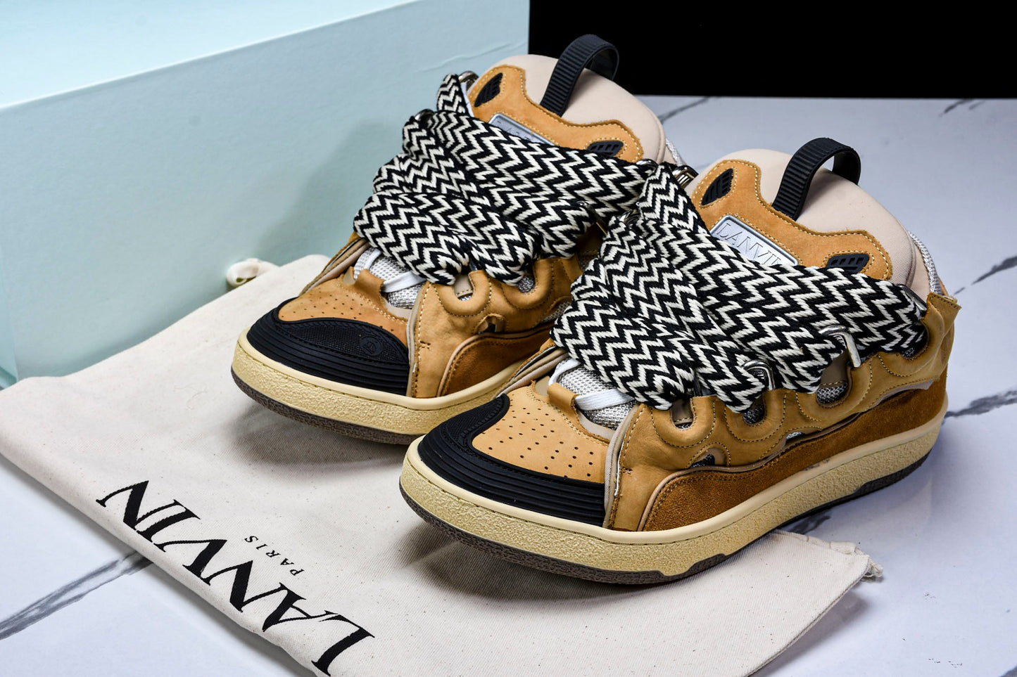 Lanvin Curb Sneaker 'Brown' - UK 9 / US 10 / EU 43