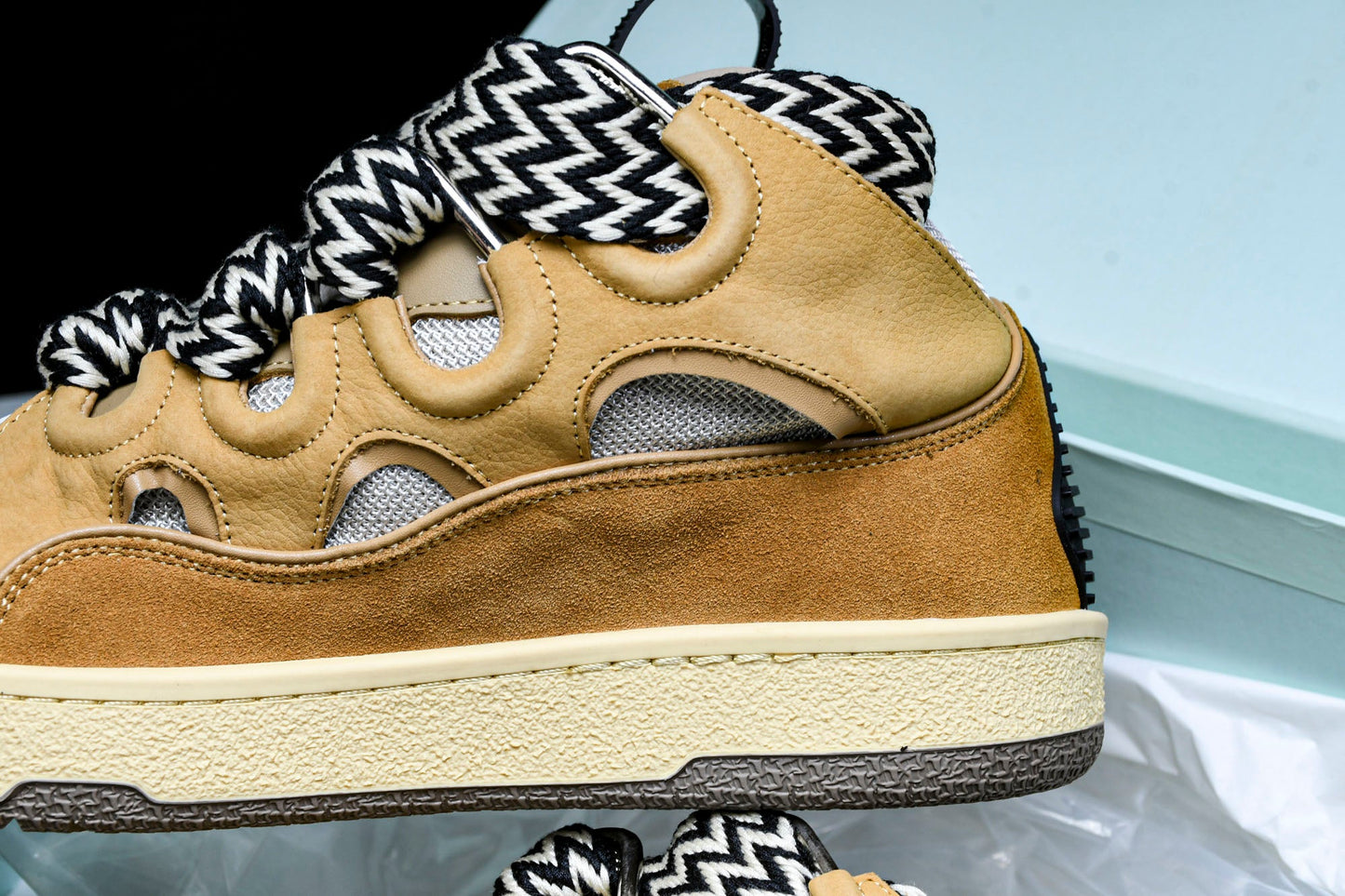 Lanvin Curb Sneaker 'Brown' - UK 9 / US 10 / EU 43
