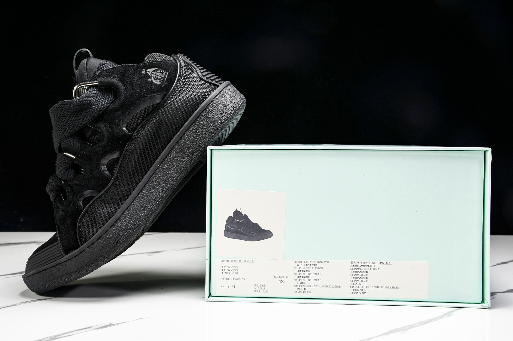 Lanvin Curb Sneaker 'Triple Black' – Drip Locker UK