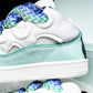 Lanvin Curb Sneaker 'White Blue'