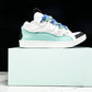 Lanvin Curb Sneaker 'White Blue'