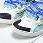 Lanvin Curb Sneaker 'White Blue'