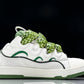 Lanvin Curb Sneaker 'White Green'