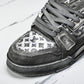 Louis Vuittоп Trainer Low 'Black Distressed'