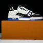 Louis Vuittоп Trainer Low 'Black White Blue Sole'