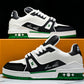 Louis Vuittоп Trainer Low 'Black White Green Sole'