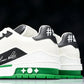 Louis Vuittоп Trainer Low 'Black White Green Sole'