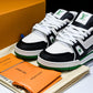 Louis Vuittоп Trainer Low 'Black White Green Sole'