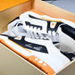 Louis Vuittоп Trainer Low 'Black White Orange Sole'